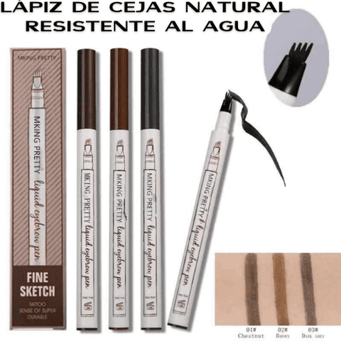 LÁPIZ DE CEJAS NATURAL RESISTENTE AL AGUA